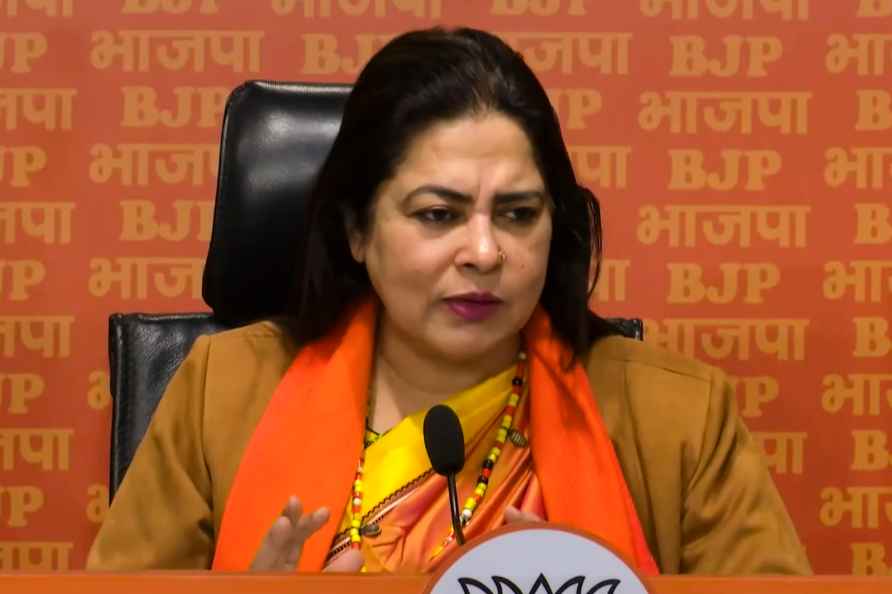 Meenakshi Lekhi addresses press conference