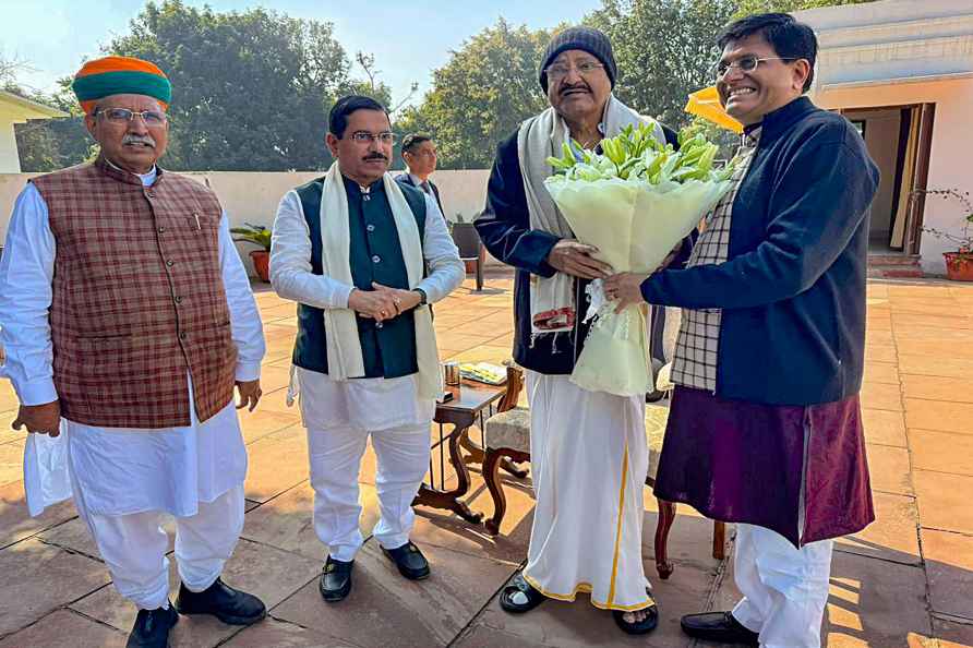 Venkaiah Naidu, Piyush Goyal meet