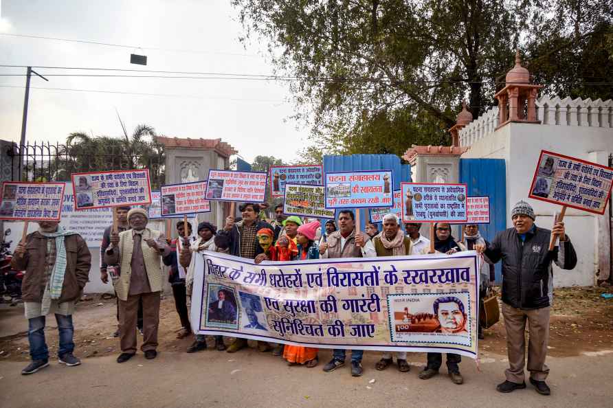 Protest for safeguarding of heritage buildings