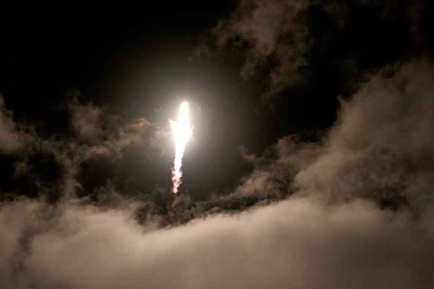 A SpaceX Falcon 9 rocket on NASA's Plankton