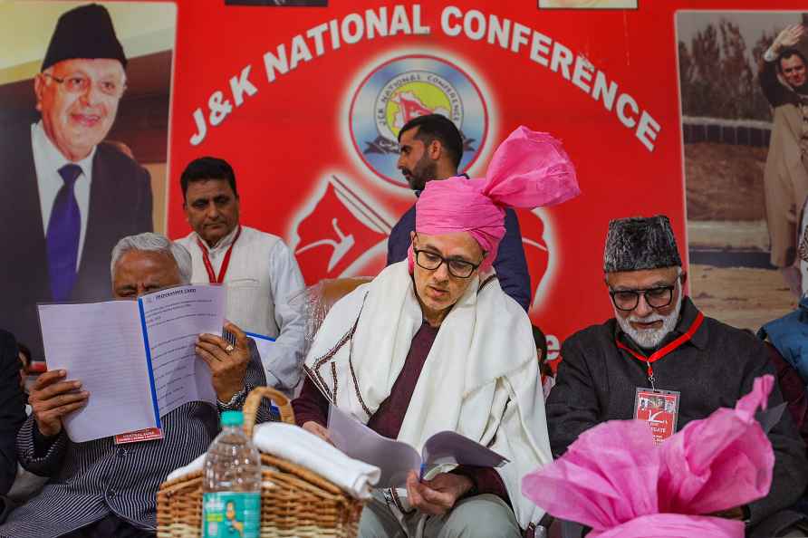 J&K National Conference delegates' session