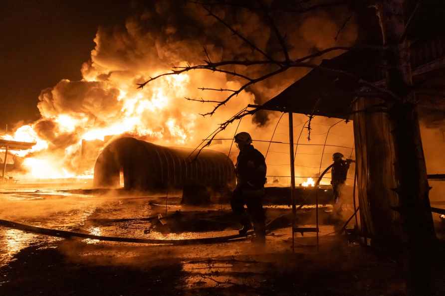 Russian attack on a residential neighborhood in Kharkiv