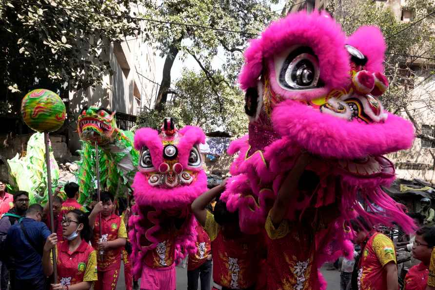 Chinese New Year celebrations in Kolkata