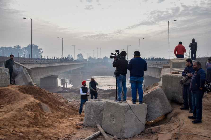 Farmers' march: Security at Haryana border