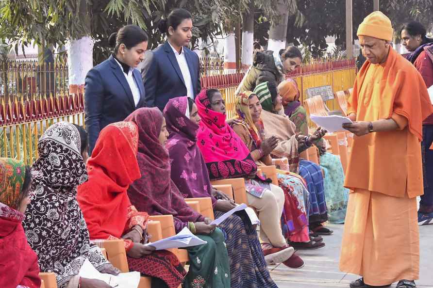 Yogi at Janata Darshan