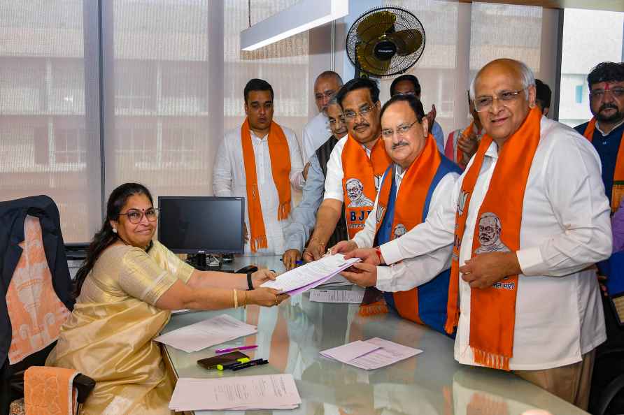 Nadda files nomination papers for RS