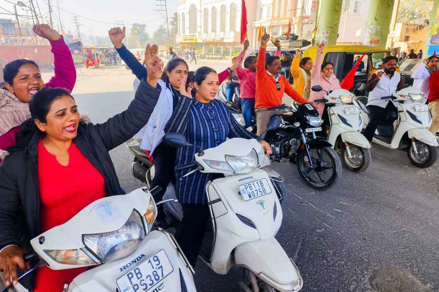 Nursing Unions protest