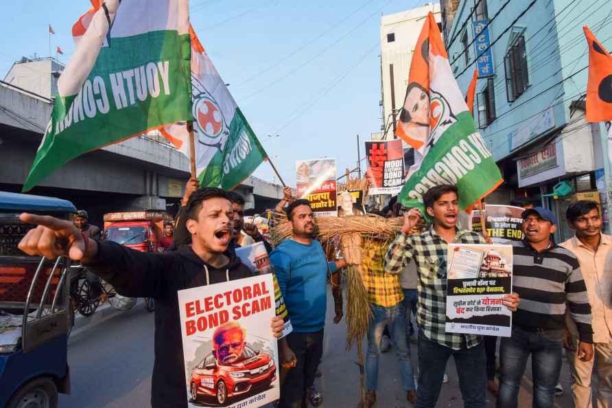 Youth Congress protest in Patna