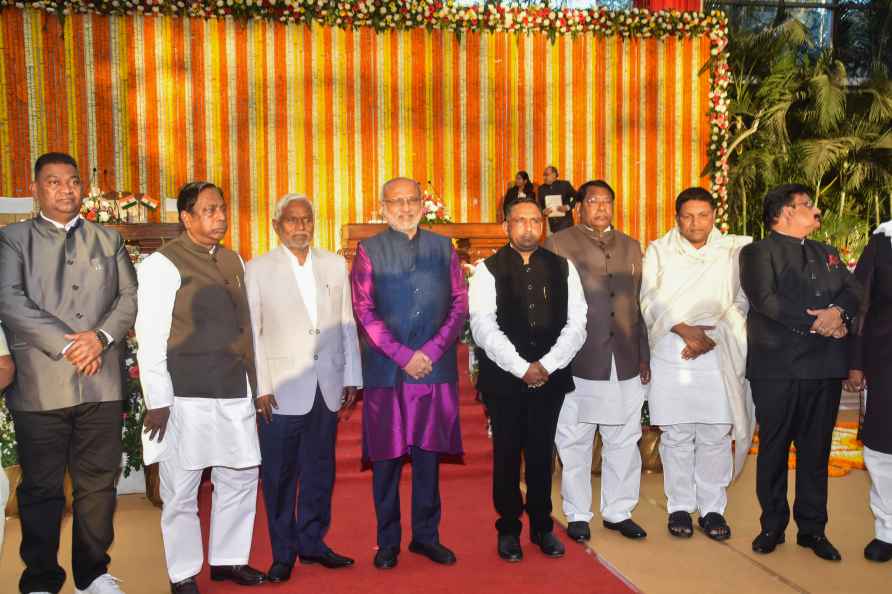 New cabinet's oath taking ceremony in Ranchi