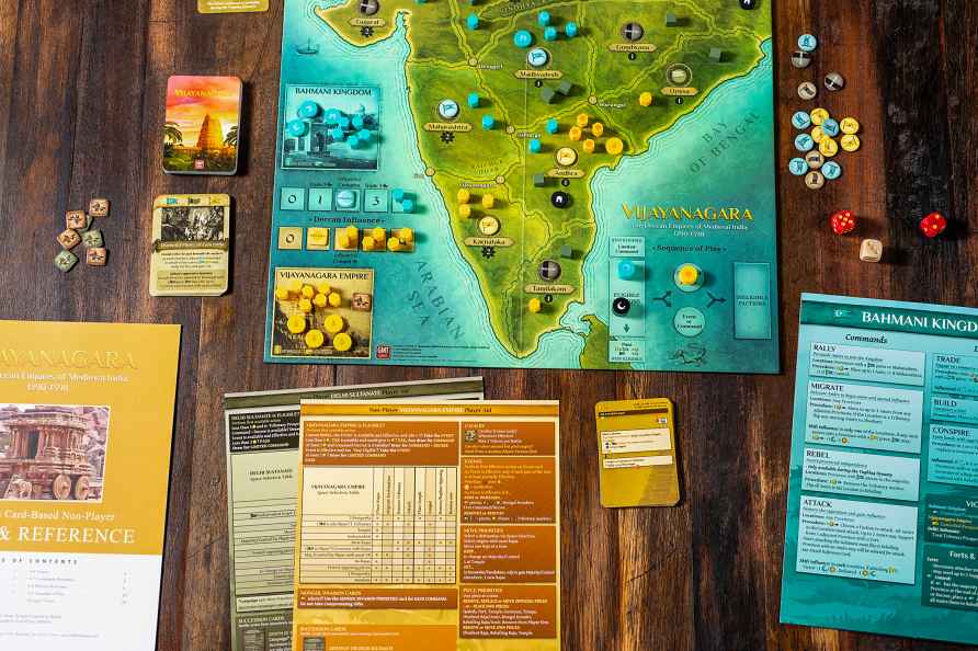 Board game featuring Vijayanagara Empire