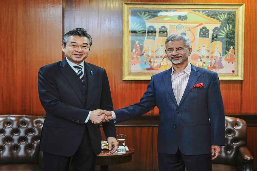 S Jaishankar with Ambassador of Japan