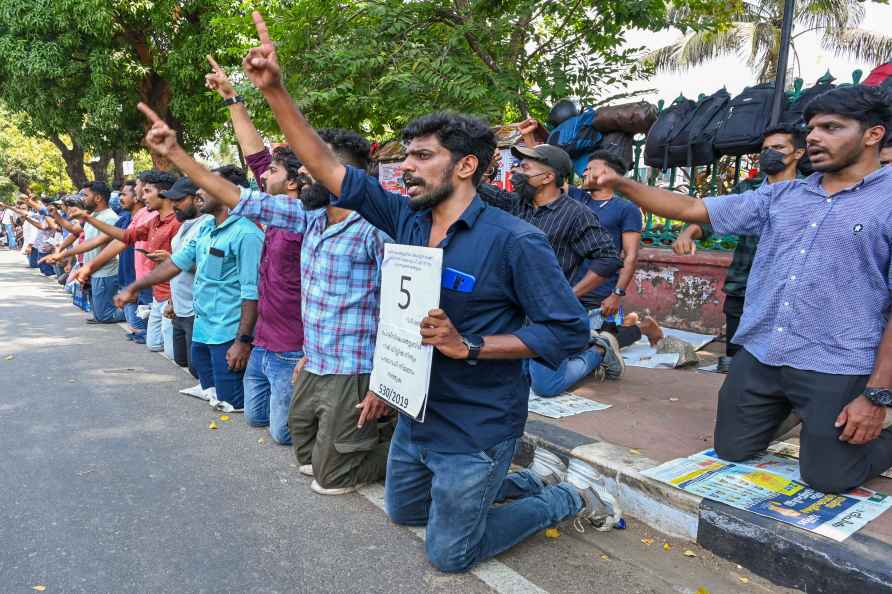 CPO rank holders protest in Trivandrum