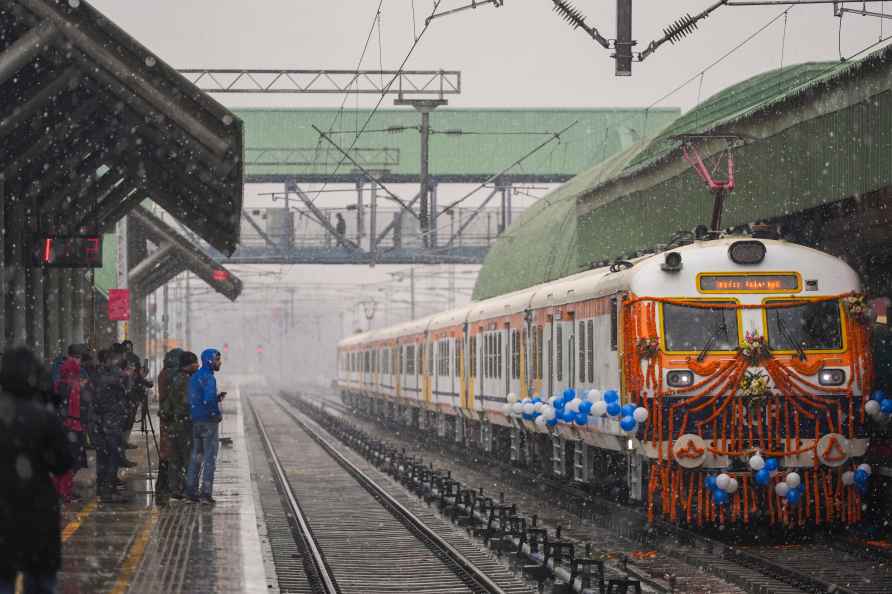 J&K's first electric train