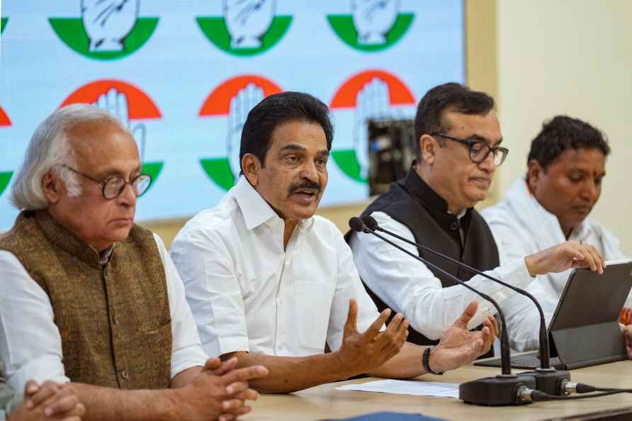 Congress media briefing in Delhi