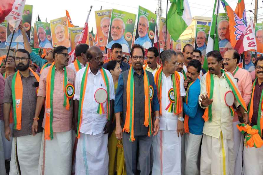 Mukhtar Abbas Naqvi in Malappuram