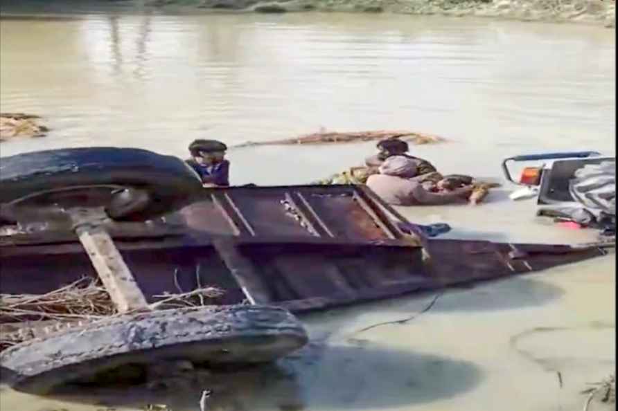 15 killed after tractor-trolley fell into pond