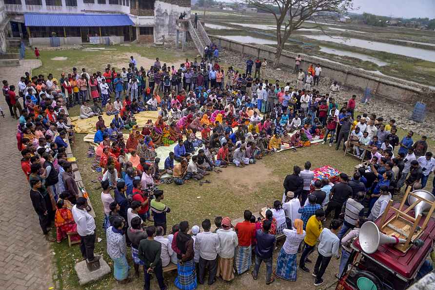 TMC leaders visit Sandeshkhali