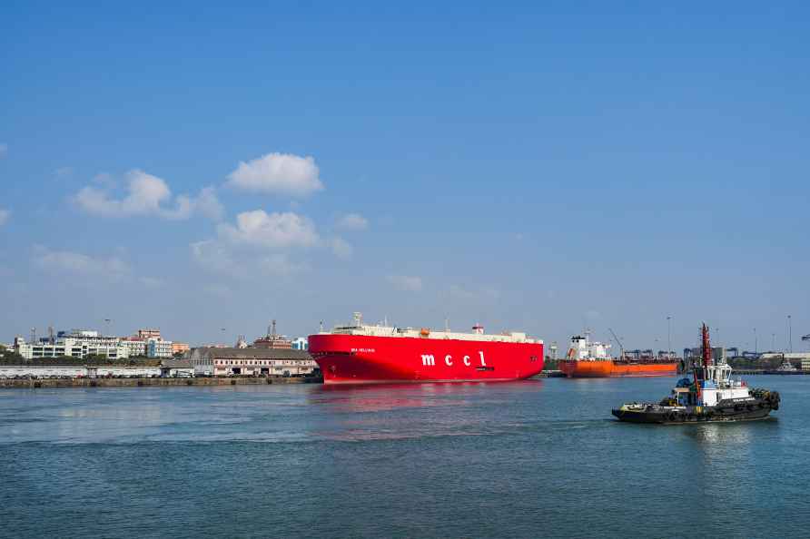 Chennai: Ships arrive at a dock, at the Chennai Port Trust, in Chennai...