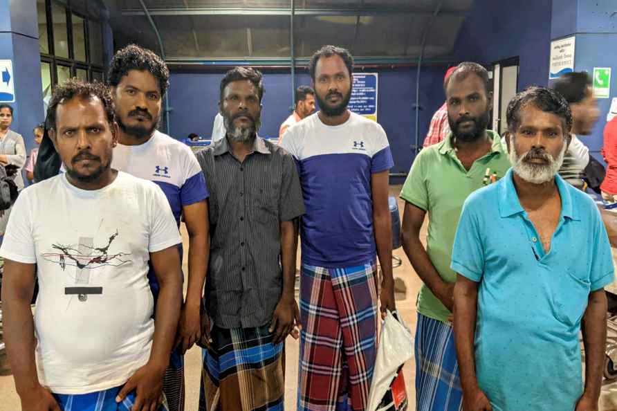 Indian fishermen repatriated from SL to Chennai