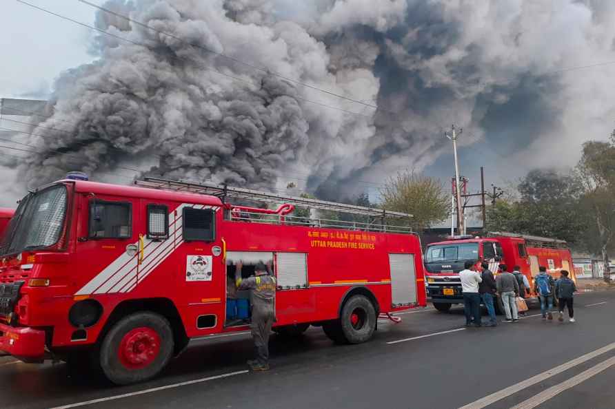 Fire broke out at PVC manufacturing company