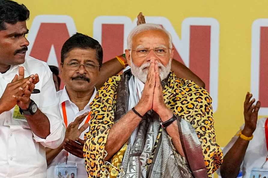 PM Modi at public meeting in Chennai