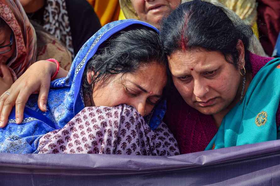 Family of missing Navy sailor protest in Jammu