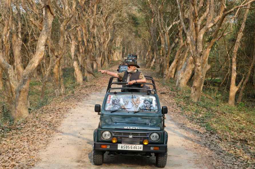 PM Modi at Kaziranga National Park