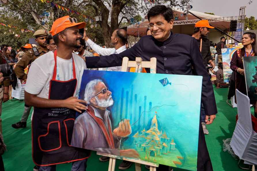 Day long camp for artworks on Viksit Bharat vision