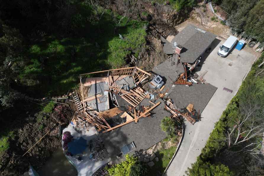 Landslide in Los Angeles