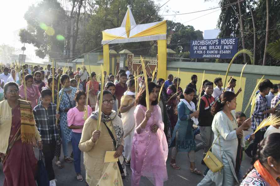 Palm Sunday in Ranchi