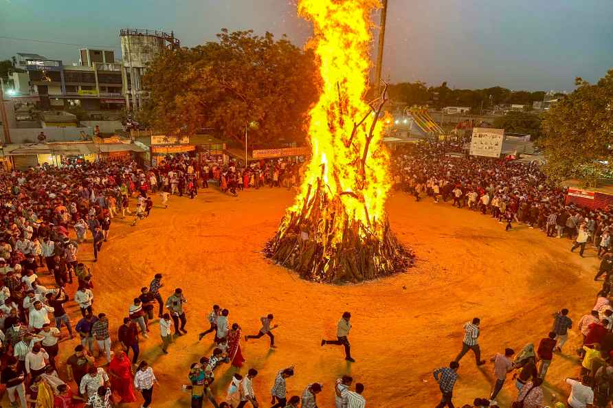 Holika Dahan in Gandhinagar