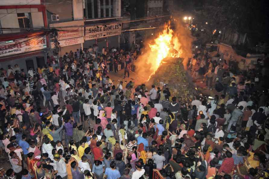 Holika Dahan in Patna