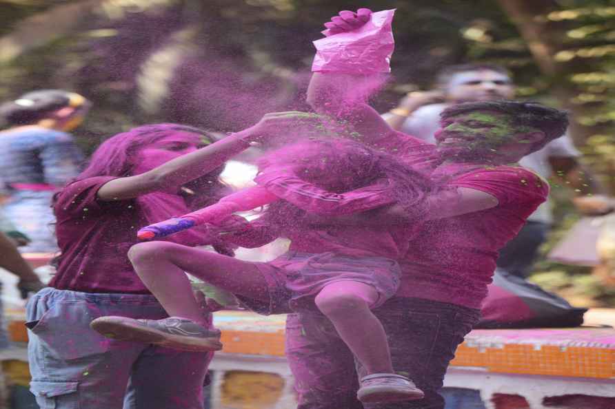 Holi festival celebrations in Mumbai