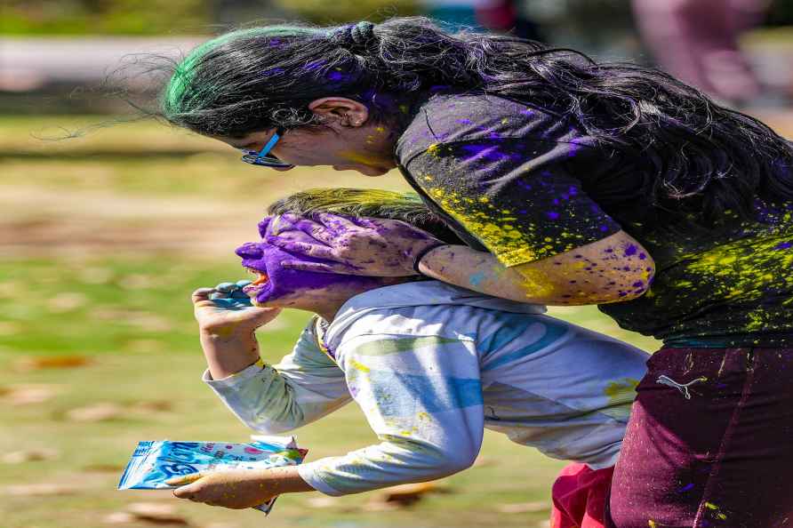 Holi celebrations in New Delhi