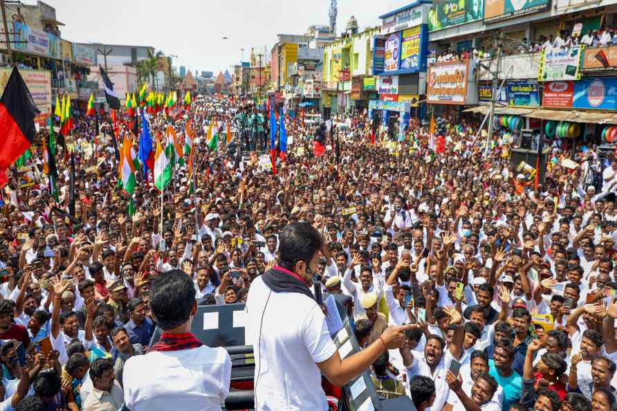 DMK election campaign in Tiruvannamalai