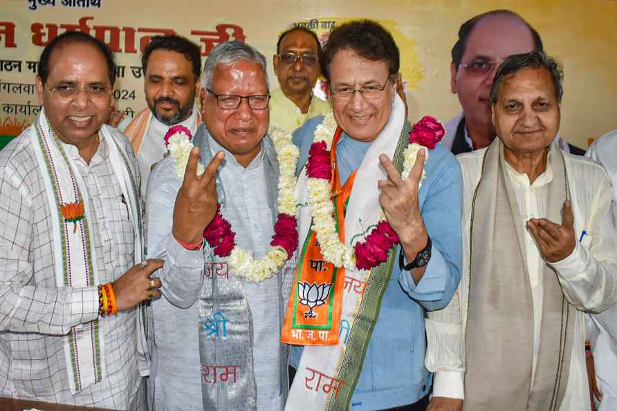 Meerut: BJP candidate from Hapur Lok Sabha constituency Arun Govil...