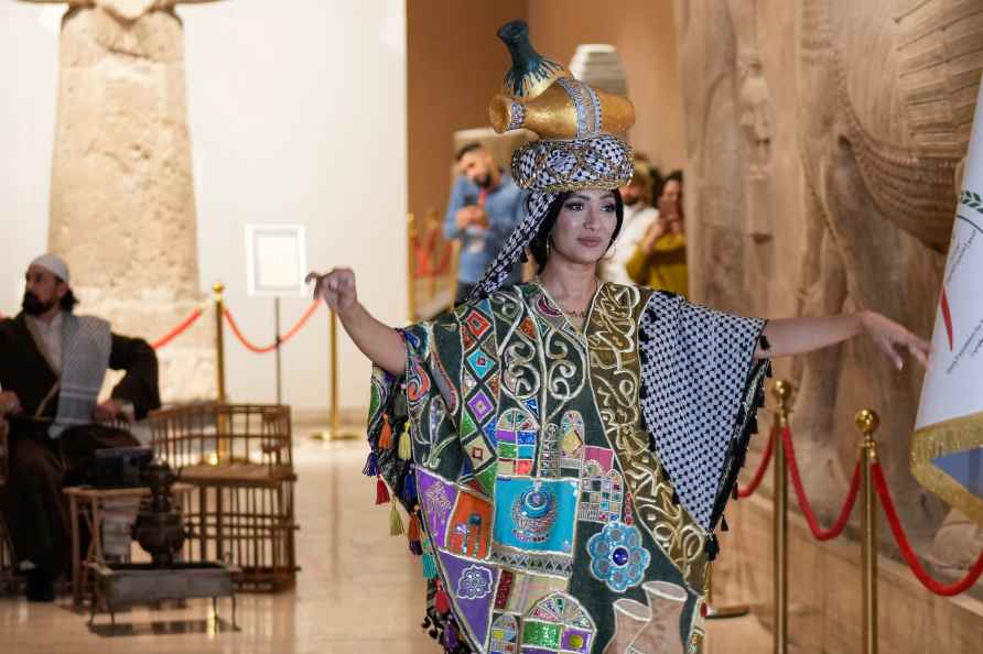 Fashion show at Iraqi National Museum