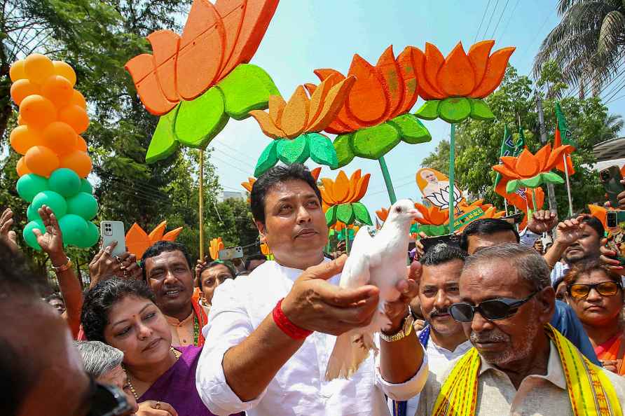 Biplab Kumar Deb files nomination from West Tripura