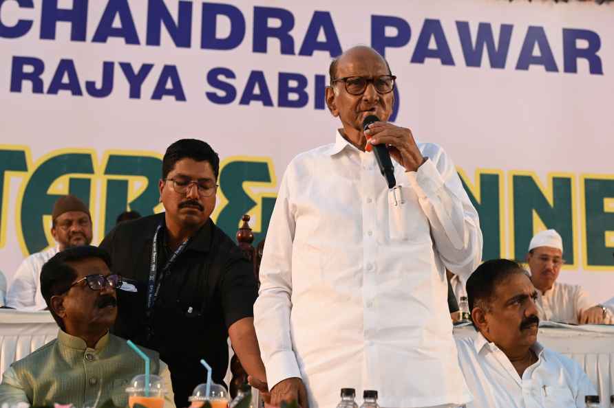 Sharad Pawar at an Iftar party in Mumbai