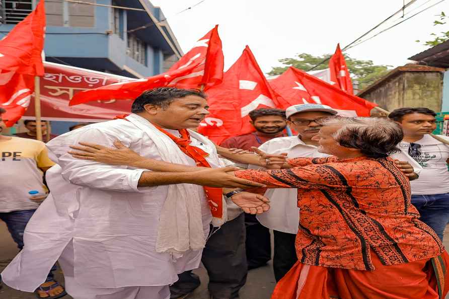 CPIM candidate Sabyasachi Chatterjee