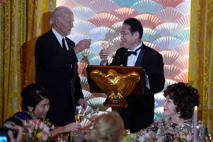 Joe Biden and Fumio Kishida