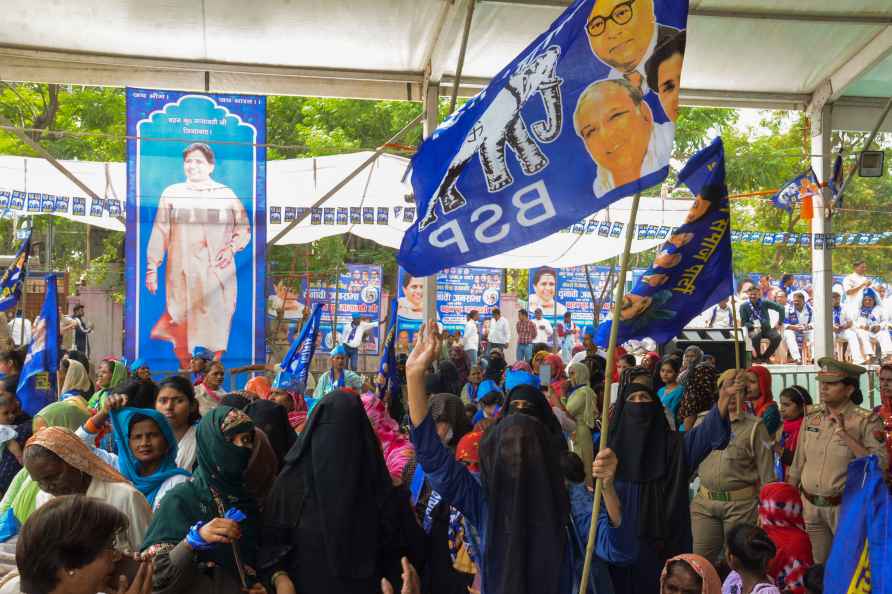 Mayawati addresses election campaign rally