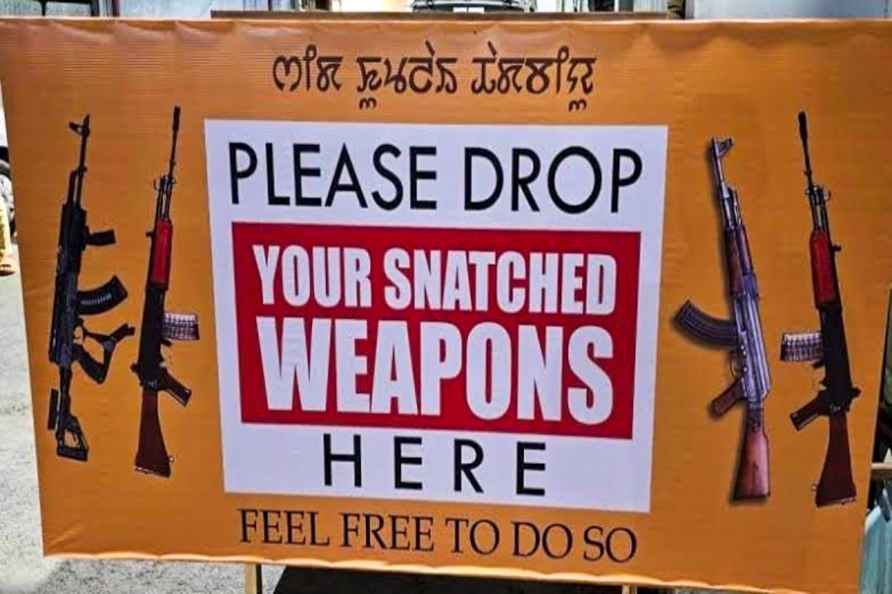 Weapon drop boxes in Manipur