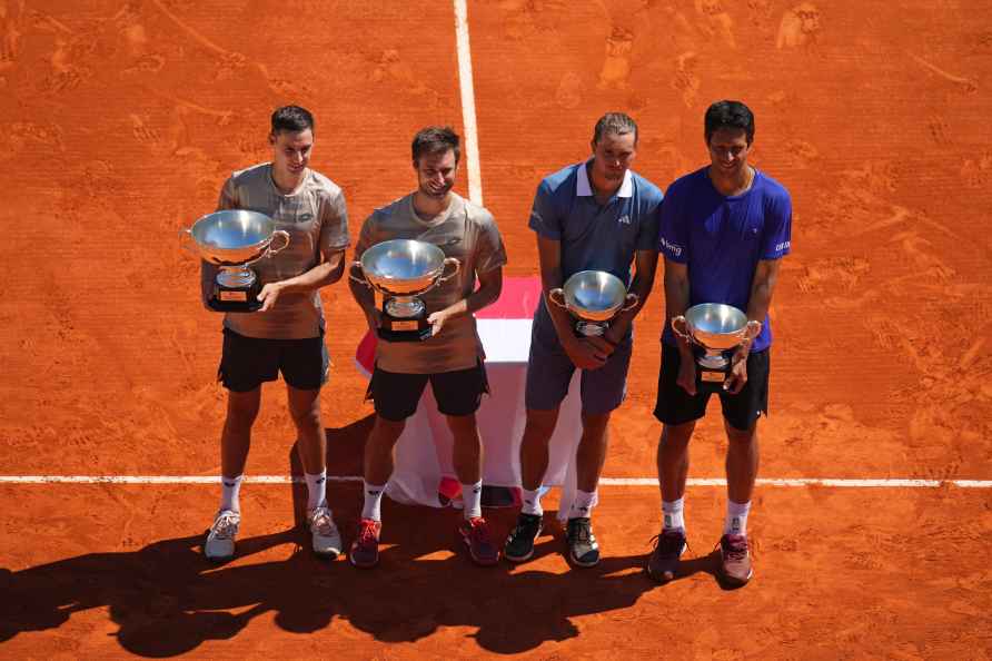 Monte Carlo Tennis Masters final doubles match