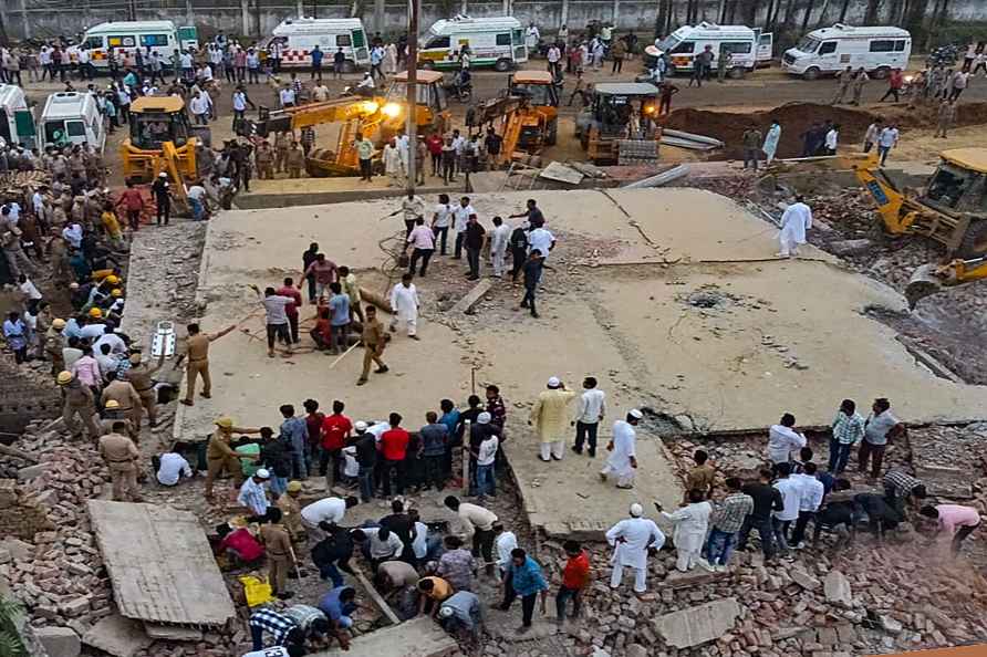 Building collapse in Muzaffarnagar