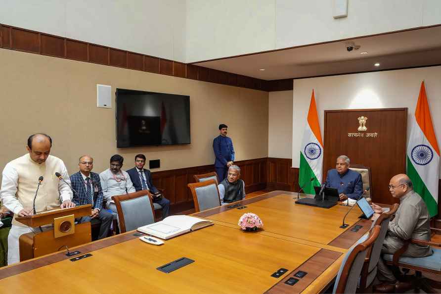 Dr. Sudhanshu Trivedi takes oath as Rajya Sabha MP