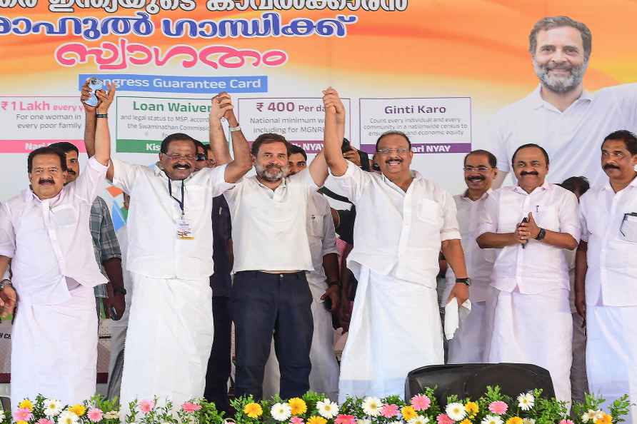 Rahul Gandhi campaigns in Kerala