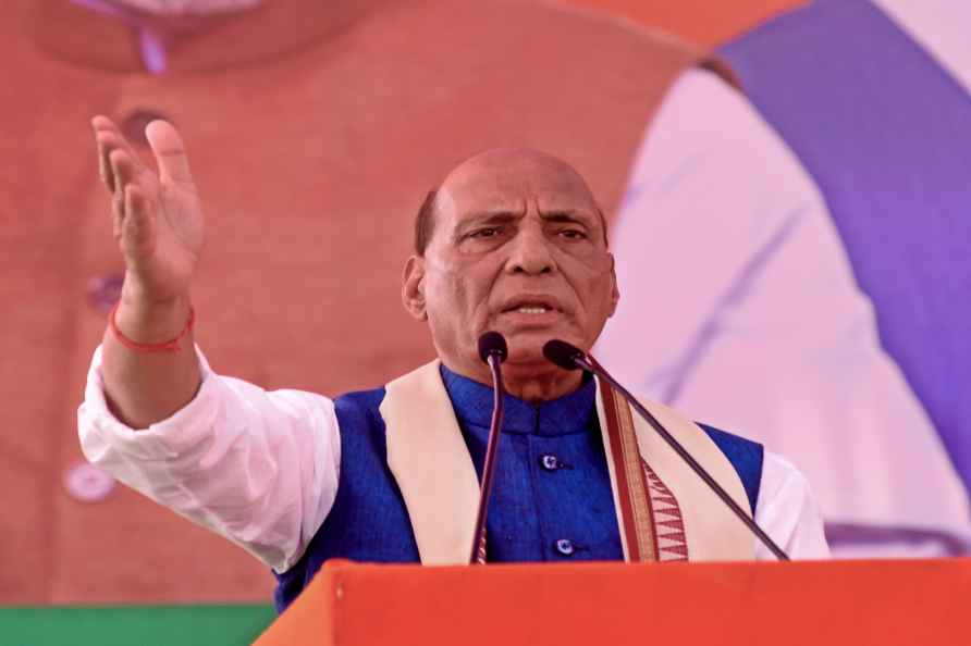 Rajnath Singh campaigns in Telangana