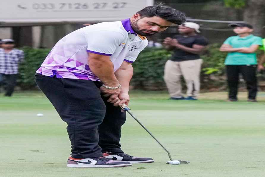 Rinku Singh at Royal Calcutta Golf Club