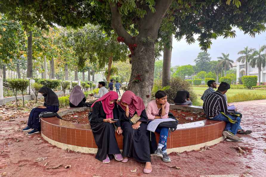 Students at Aligarh Muslim University